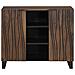 Sideboard 90x33,5x75 cm in legno massello di noce - Foto miniatura 3