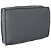 Cuscino per pallet per schienale Antracite 60x40x12 cm Tessuto Oxford - Foto miniatura 1