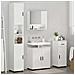 Set di mobili per il bagno 4 pcs Bianco lucido 61 x 35 x 64 cm - Foto miniatura 4