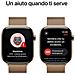 Watch Series 10 Serie 10 GPS + Cellular 46mm Cassa in Titanio color Oro con Loop in maglia milanese Oro - S /M - Foto miniatura 5