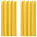 Tende con tende 2 pcs giallo senape 260x140cm Poliestere - Foto miniatura 1