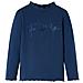 Maglietta Bambina Maniche Lunghe Blu Marino 104 - Foto miniatura 1