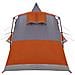 Tenda Teepee con tetto Grigio e arancione 720 x 465 x 295 cm - Foto miniatura 8