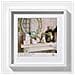 Stoccolma 3d Cornice In Legno 40x40 Bianco - Foto miniatura 1