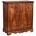 Baul Porta Bottiglie In Legno Marrone 63x31x69,5h Cm - Foto miniatura 4