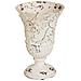 Vaso In Magnesio Bianco 18x18x27h - Foto miniatura 1