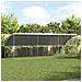 Cuccia per cani 3 pcs Argento 6 x 2 x 2 m Acciaio zincato - Foto miniatura 2