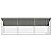 Cuccia per cani 3 pcs Argento 6 x 2 x 2 m Acciaio zincato - Foto miniatura 4