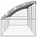 Cuccia per cani 3 pcs Argento 6 x 2 x 2 m Acciaio zincato - Foto miniatura 5
