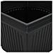 Vaso quadrato per fiori 6 pcs Nero 33 x 33 x 26 cm Plastica - Foto miniatura 8