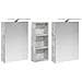 Set di Armadi da Bagno con lo scaffale 3 pcs 130 x 14,5 x 70 cm - Foto miniatura 5