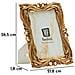 Cornice Portafoto Baroque Oro In Stile Barocco 15x20 Cm - Foto miniatura 6