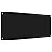 Schienale da cucina 2 pcs Nero 120 x 50 cm vetro temperato - Foto miniatura 6
