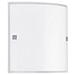 Led Corriente Plafoniera 28x29 Led 18w Vetro Bianco Trasparente Inserti Cromo - Foto miniatura 1