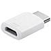 Adattatore Connettore Micro Usb Da Type-c A Micro Bianco Originale - Foto miniatura 2