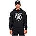 Felpe Oakland Raiders Pullover Team Logo Hoodie Abbigliamento Uomo Xs - Foto miniatura 1
