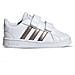 Ef0116 Grand Court I Sneakers Scarpe Neonato Primi Passi Baby Bianco 25 - Foto miniatura 5