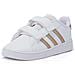 Ef0116 Grand Court I Sneakers Scarpe Neonato Primi Passi Baby Bianco 25 - Foto miniatura 8