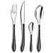 5611 Bistro Servizio Posate, Acciaio Inossidabile, Grigio, 9 X 9 X 23.5 Cm, 24 Unità - Foto miniatura 1