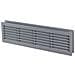 120x440mm Interno Porta Griglia Di Ventilazione Griglia Sfiato Aria Collare Colore Grigio - Foto miniatura 1