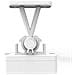 Esteso Viva Porta Fermo Holder Cattura Clip Bianco Caravan Motorhome Barca - Foto miniatura 1