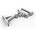 Esteso Viva Porta Fermo Holder Cattura Clip Bianco Caravan Motorhome Barca - Foto miniatura 3