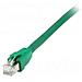 Pro - Cavo Patch - Da Rj-45 (m) A Rj-45 (m) - 1 M - Sftp Pimf - Cat 8.1 - Senza Alogeni Flessibile - Verde - Foto miniatura 1