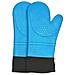 Guanto Da Forno Resistenti Al Calore Del Forno Del Silicone Guanti Extra Long Antiscivolo Guanti Mezzi Del Forno Per Cuocere Cottura Cottura Cucina Forno A Microonde Pizza (blu 1 Coppia)  - Foto miniatura 1