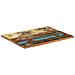 Piano Tavolo Rettangolare 60x80 Cm 25-27 Mm Legno Di Recupero - Foto miniatura 8