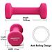 Prkned01k Set Di Pesi Con Manubri, 2 Pezzi, 1 Kg, Rosa - Foto miniatura 9