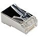 Cat. 6 Modular Plug, shielded, for Stranded Wire 10 pcs. Trasparente cavo di interfaccia e adattatore - Foto miniatura 3