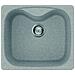 Lavello Fox 200 Granitek 58x50 cm 1 vasca Colore Grigio Pietra 55 - Foto miniatura 1