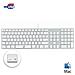 Design Touch USB Mac USB AZERTY Bianco tastiera - Foto miniatura 2