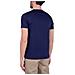 Uomo - T-shirt Signature In Cotone Pima Blu Navy - Foto miniatura 3