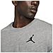 T-shirt Da Uomo Jumpman Embroidered Grigia Taglia Xs Cod Dc7485-091 - Foto miniatura 3
