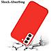 Custodia Compatibile Con Samsung Galaxy S21 In Liquid Rosso - Coperchio Protettivo In Silicone Tpu Flessibile - Foto miniatura 4