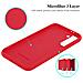 Custodia Compatibile Con Samsung Galaxy S21 In Liquid Rosso - Coperchio Protettivo In Silicone Tpu Flessibile - Foto miniatura 6