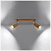 Applique Da Soffitto In Legno Zeke 2 Legno 200x50x300 Mm Legno - Foto miniatura 10