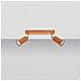 Applique Da Soffitto In Legno Zeke 2 Legno 200x50x300 Mm Legno - Foto miniatura 1