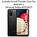 Thunder Custodia Tpu Silicone Cover Case Per Samsung Galaxy A02s A025 Black - Foto miniatura 2