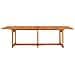 Set da Pranzo da Giardino 13 pz 280x90x75 cm Massello di Acacia - Foto miniatura 3