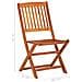 Set da Pranzo da Giardino 13 pz 280x90x75 cm Massello di Acacia - Foto miniatura 4