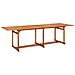 Set da Pranzo da Giardino 13 pz 280x90x75 cm Massello di Acacia - Foto miniatura 6