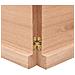 Piano Bagno Marrone 140x60x (2-4) cm Legno Massello Trattato - Foto miniatura 4