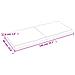 Piano Bagno Marrone 140x60x (2-4) cm Legno Massello Trattato - Foto miniatura 8