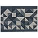 Tappeto Passatoia Cucina Antiscivolo Tessuto Jacquard Disegno Origami Blu 57x280 Blu - Foto miniatura 5