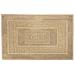 Tappeto Bagno Doccia Spugna Tinta Unita Torino Tappetino Super Assorbente In Cotone Pelo Corto Con Greca 60x180 Beige - Foto miniatura 1