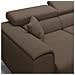 Fusion Divano 3 Sedute In Tessuto Smacchiabile T05 Marrone - Foto miniatura 3