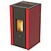Stufa Pellet Elane 8,5 Kw. Rossa - Foto miniatura 1