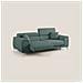 Fusion Divano con sedute allungabili in tessuto smacchiabile T05 185 cm verde - Foto miniatura 3